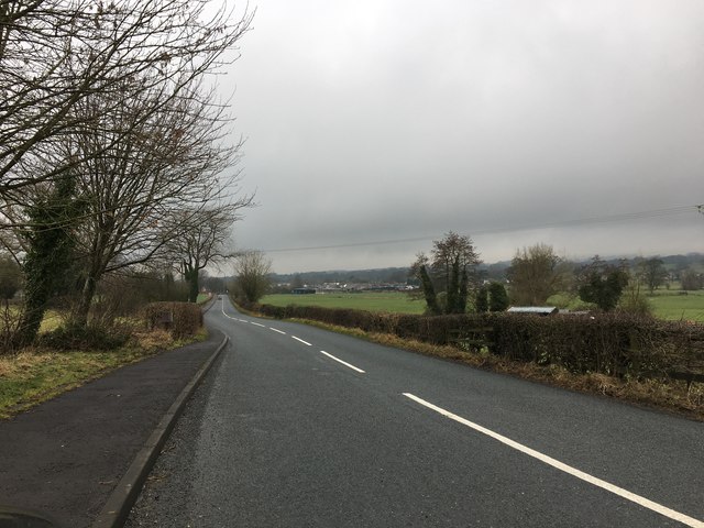 The road to Waddington, B6478