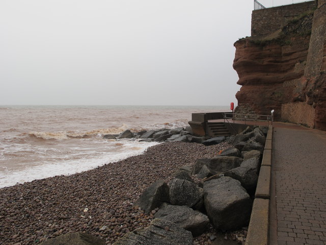 Clifton Walkway and Chit Rocks, Sidmouth