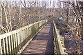 Footbridge over the River Sett