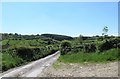 The upper Creggan Valley from a drumlin top on the Ballintemple Road