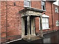 Newcastle-under-Lyme: porch on side of 3 King Street