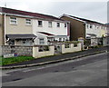 Bilingual name sign Chestnut Grove/Llwyn y Gastan, Maesteg