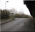 Crown Road bus stop and shelter, Maesteg