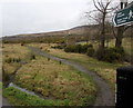 Public footpath through a former industrial area, Maesteg