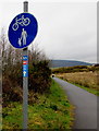 Combined footpath and cycleway through a former industrial area, Maesteg