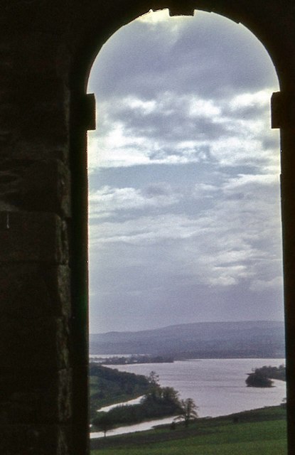 Castle Semple Loch from the Temple on Kenmure Hill 