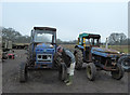SU0290 : Leyland tractors for sale at auction, Hornburyhill Farm by Vieve Forward