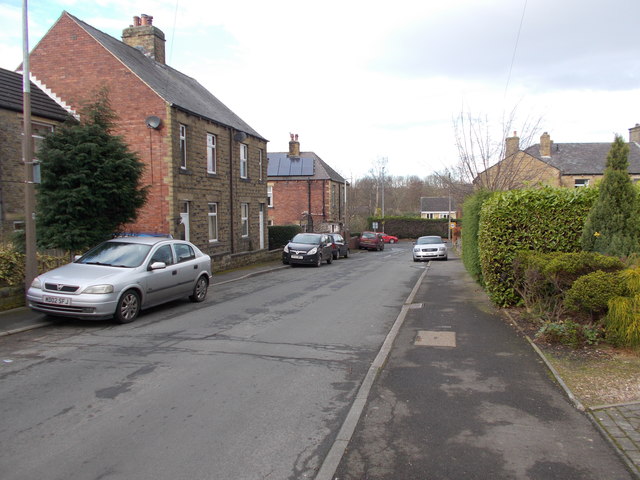 Albert Road - viewed from Ings Mill Drive