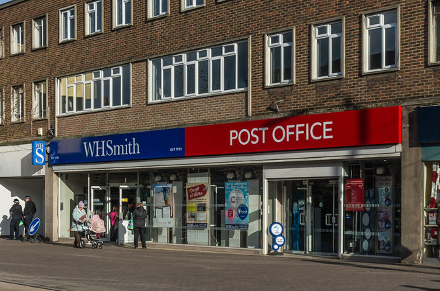 W H Smith and Post Office