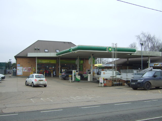 Service station on Station Road (A1123), Bluntisham