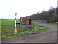 High Pressure Gas Pipeline Marker on Bryn Gates Lane