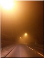Shaftesbury: dense fog on the A350