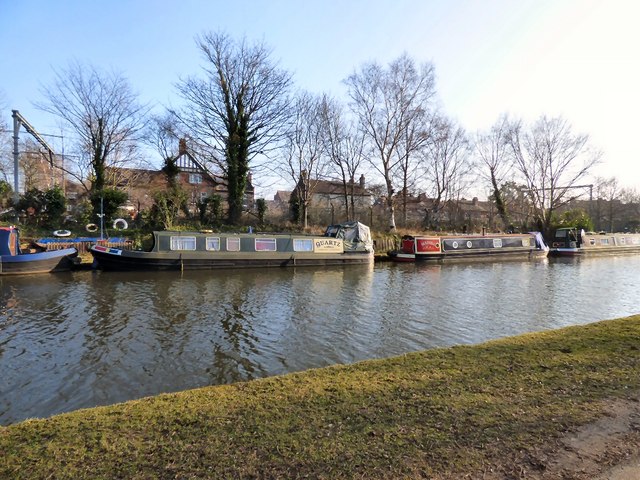 Narrowboats on the Bridgewater Canal
