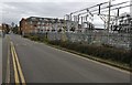 Electricity substation along Lineker Road