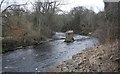 Remains of former railway bridge, Huntingtowerfield