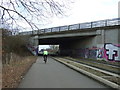 A14 bridge over the Cambridge Guided Busway