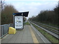 TL4661 : Bus stop and shelter on the Cambridge Guided Busway by JThomas