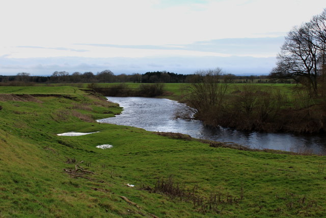 River Swale South of Morton Bridge © Chris Heaton cc-by-sa/2.0 ...