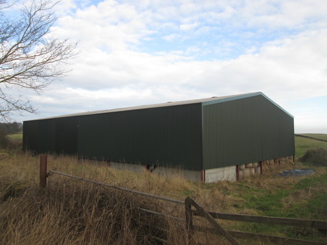 Large barn at Flat Farm, Freebirch © John Slater :: Geograph Britain ...