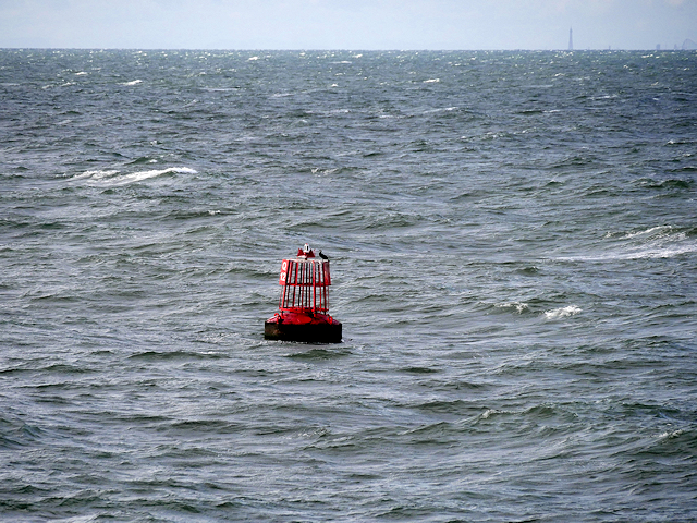Liverpool Bay, Red Buoy (Q12) in the Queen's Channel