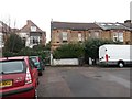 Boscombe: gate at the start of former footpath F03