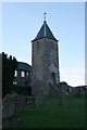 Old parish church tower and graveyard, Auchterarder