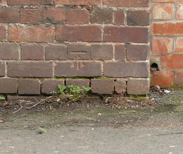 Bench mark, Devonshire Road railway bridge, West Bridgford