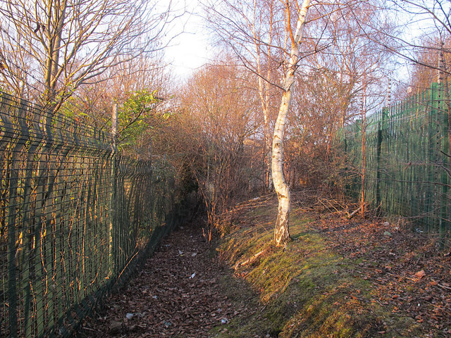 Public footpath from Pontefract Road to Queen Street (1)