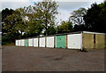 Ten lockup garages, St Dials, Cwmbran