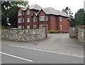 Warning - moving gate, Millbrook Road, Dinas Powys