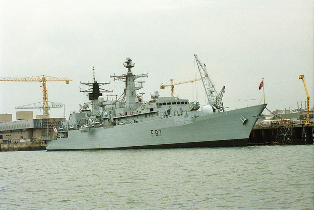 HMS Chatham (F87) at Devonport © Jeff Buck :: Geograph Britain and Ireland