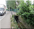 Culverted part of East Brook, Dinas Powys