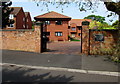 Entrance to Beaufort Court, Rectory Road, Burnham-on-Sea