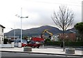 The demolition of Block B of the SouthEastern Regional College in Donard Street, Newcastle