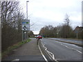 Approaching Three Pots Roundabout on Rugby Road (B4109)