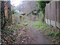 Footpath from Beacon Road at West End