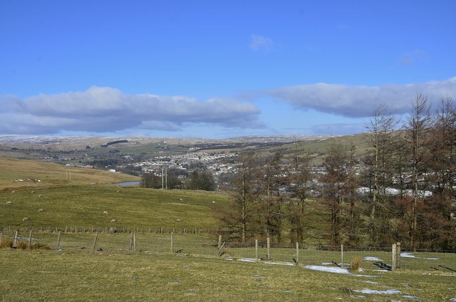 View from below Cefn y Brithdir