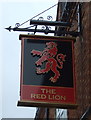 Sign for the Red Lion, Earl Shilton