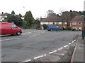 Charminster: across Charminster Avenue to footpath K01