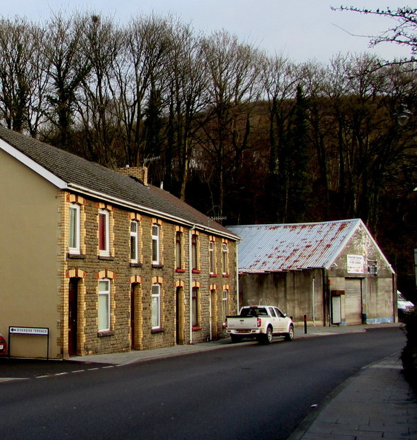 Row of four houses, Bridge Street, Newbridge