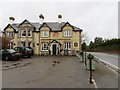 Three Horse Shoes and road (B3004) at East Worldham