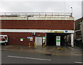 Exit from a rooftop car park, Porthcawl