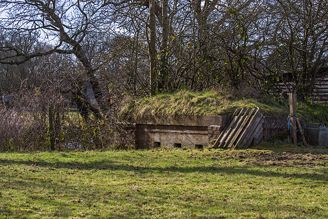 WWII inland defences of SW Hampshire - Section Post - east of Hordle (1)