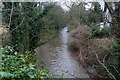 River Bollin beside the Britannia Airport Inn, Wilmslow