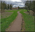 Path on the Aylestone Playing Fields