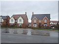 New housing on The Long Shoot (A47)