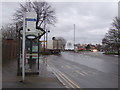 Bus stop and shelter on the A444, Nuneaton