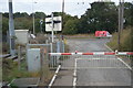 Level crossing by the A13