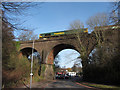 Coal train on Heath Viaduct