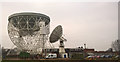 The Lovell and the crab telescopes at Jodrell Bank Observatory